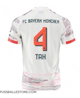 Günstige Bayern Munich Jonathan Tah #4 Auswärtstrikot 2025-26 Kurzarm